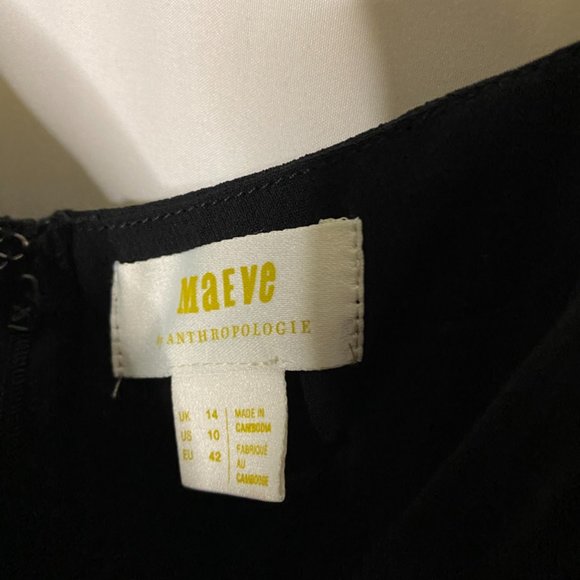 Anthropologie Magdalena Maeve Black Jumper Size 10 - Picture 7 of 12